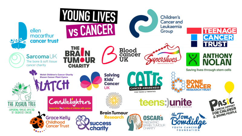 A collage of logos representing each charity that has signed the letter to the Prime Minister so far